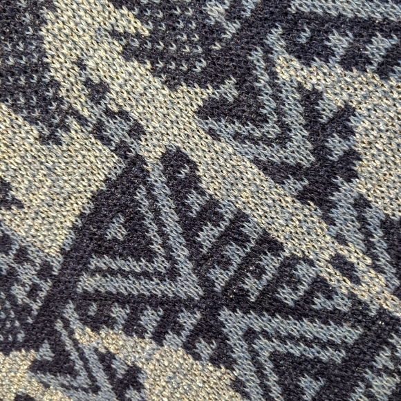 𝅺vintage oversized blue knit sweater small - Picture 5 of 8